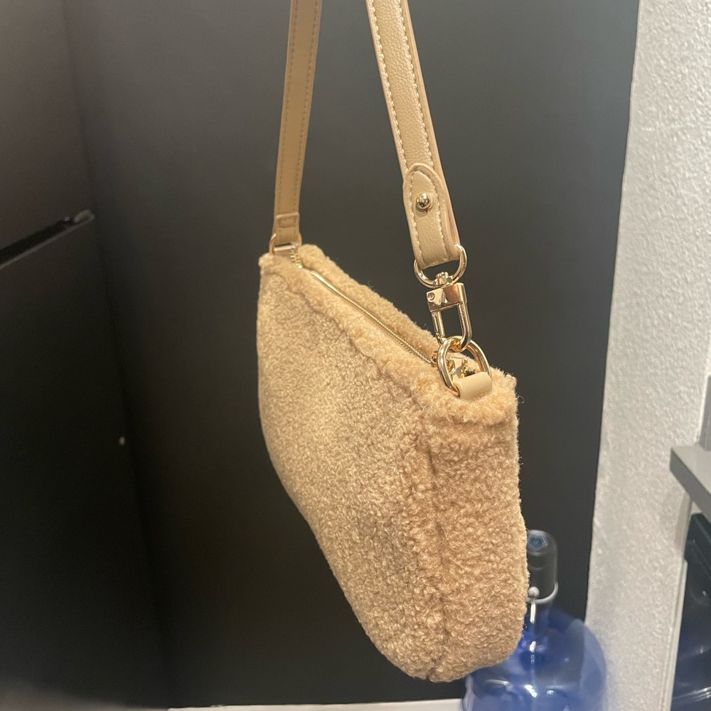 90s Teddy shoulder bag tan NEVER WORN